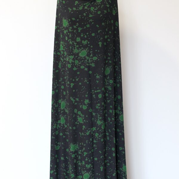 Green stains on black