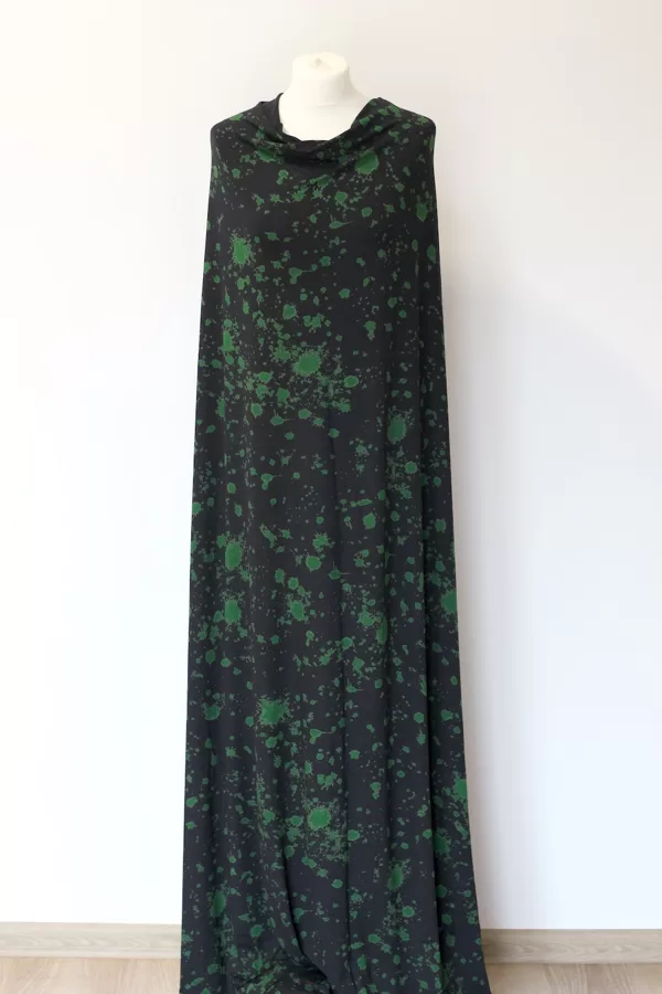 Green stains on black