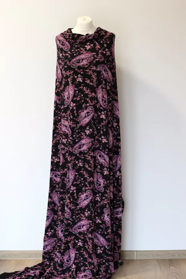 Purple paisley